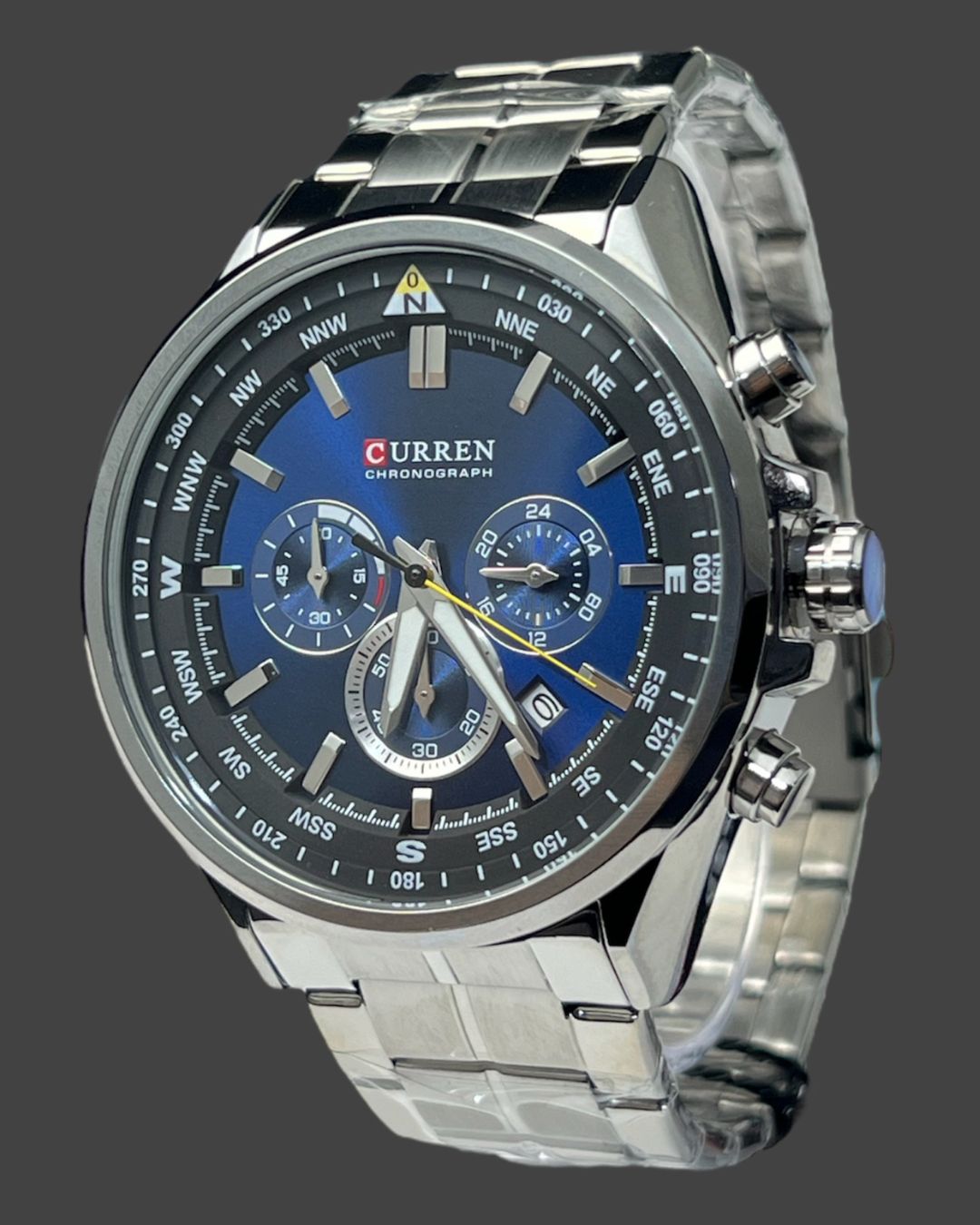 Curren M 8399 acero Plata