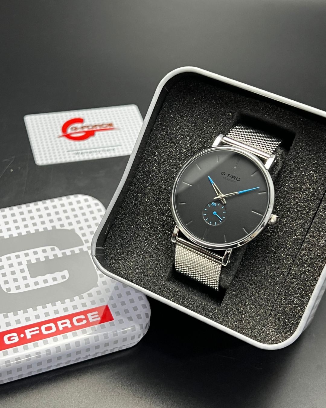 G-Force C301 PLata - Negro