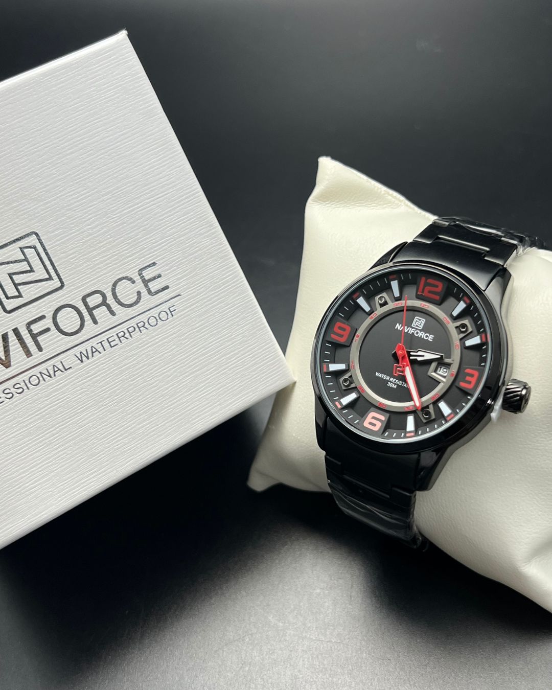 Naviforce NF8044 Negro - Rojo