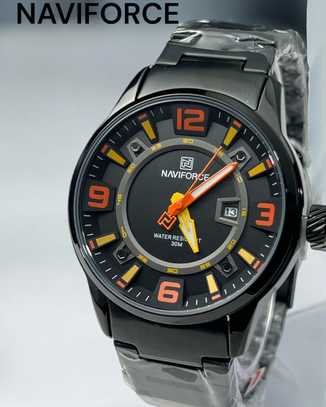 Naviforce NF8044 Negro - Naranja