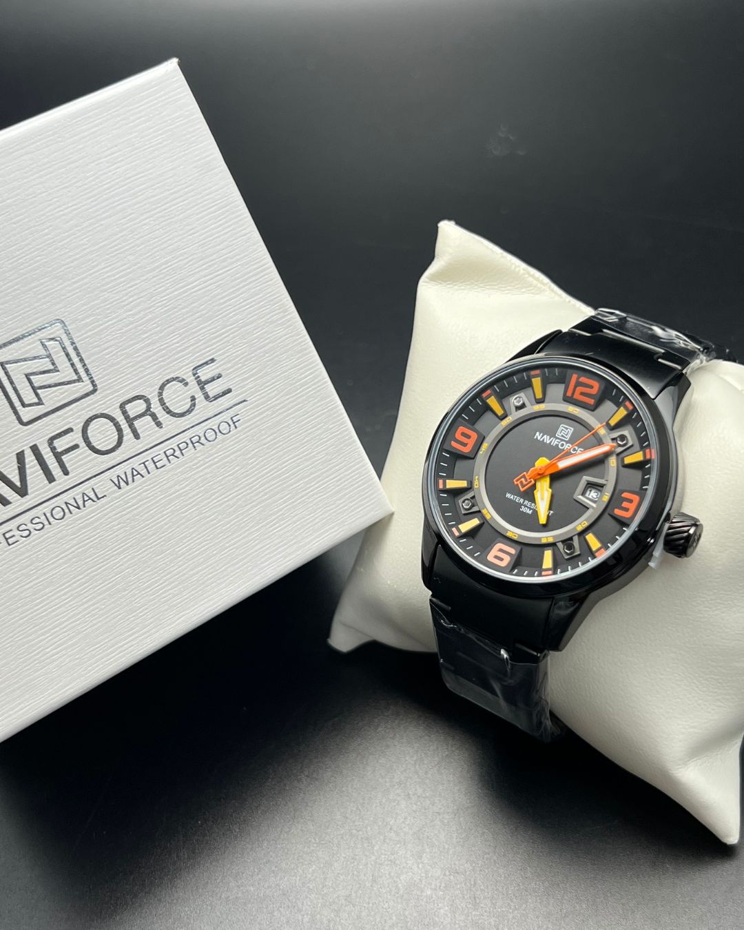 Naviforce NF8044 Negro - Naranja