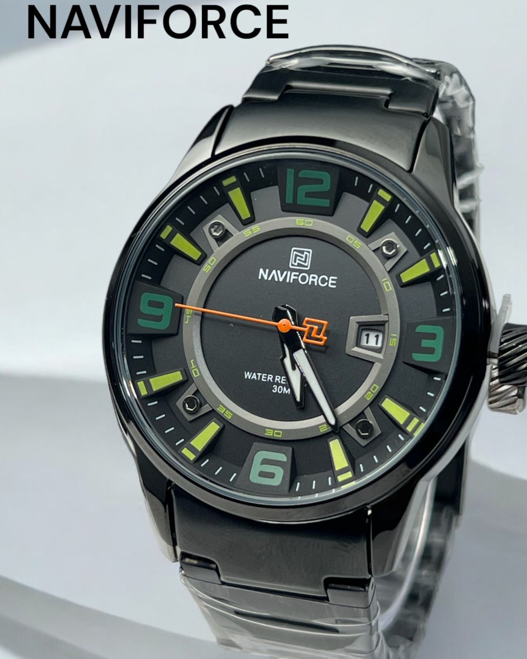 Naviforce NF8044 Negro - verde